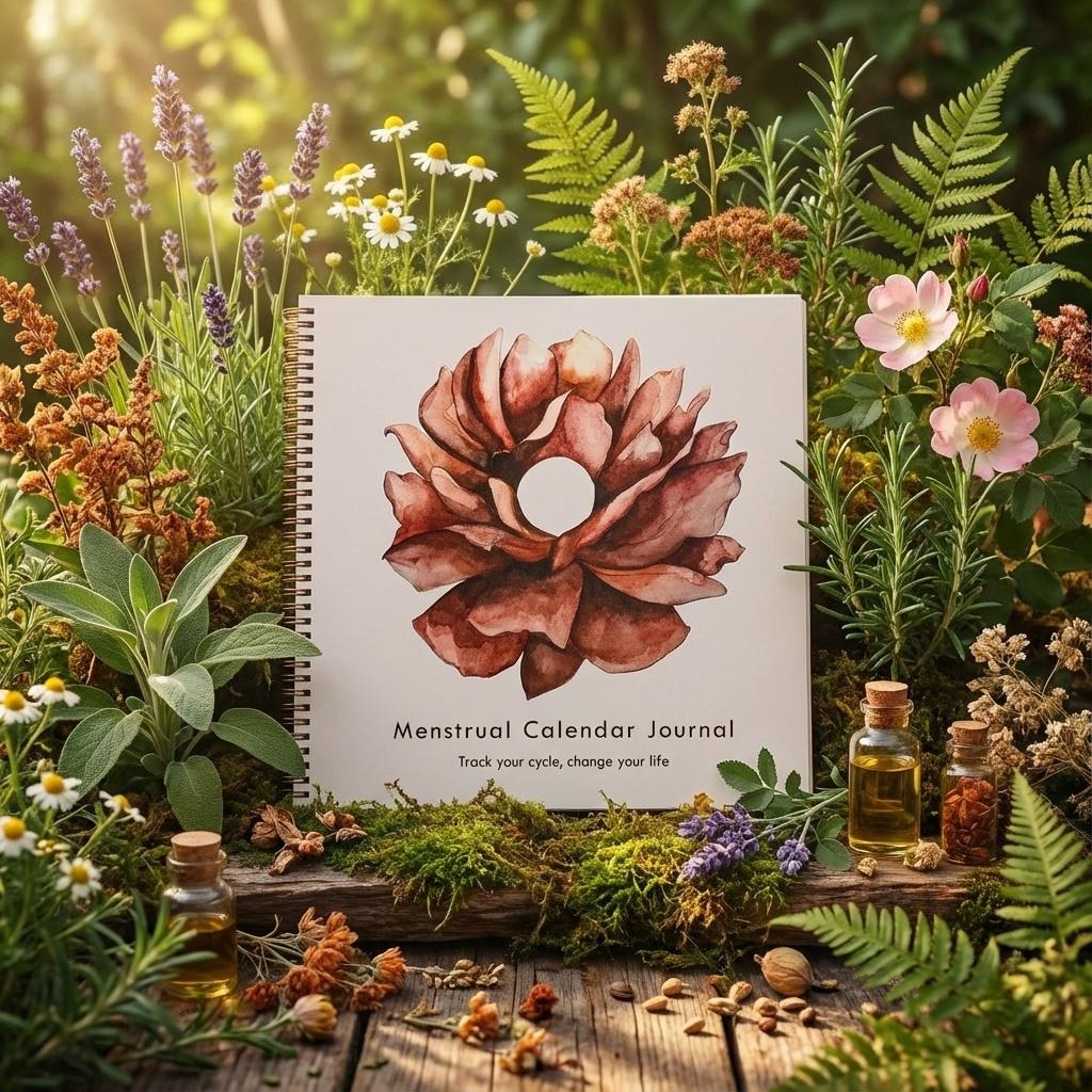 Menstrual Calendar Journal (12" x 12") by Kapu