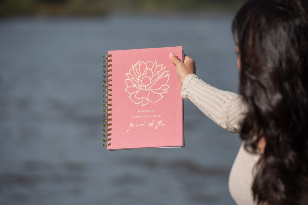 NEW - Menstrual Calendar Journal  - Go with the flow! (9.5" x 7.5") - Image 6